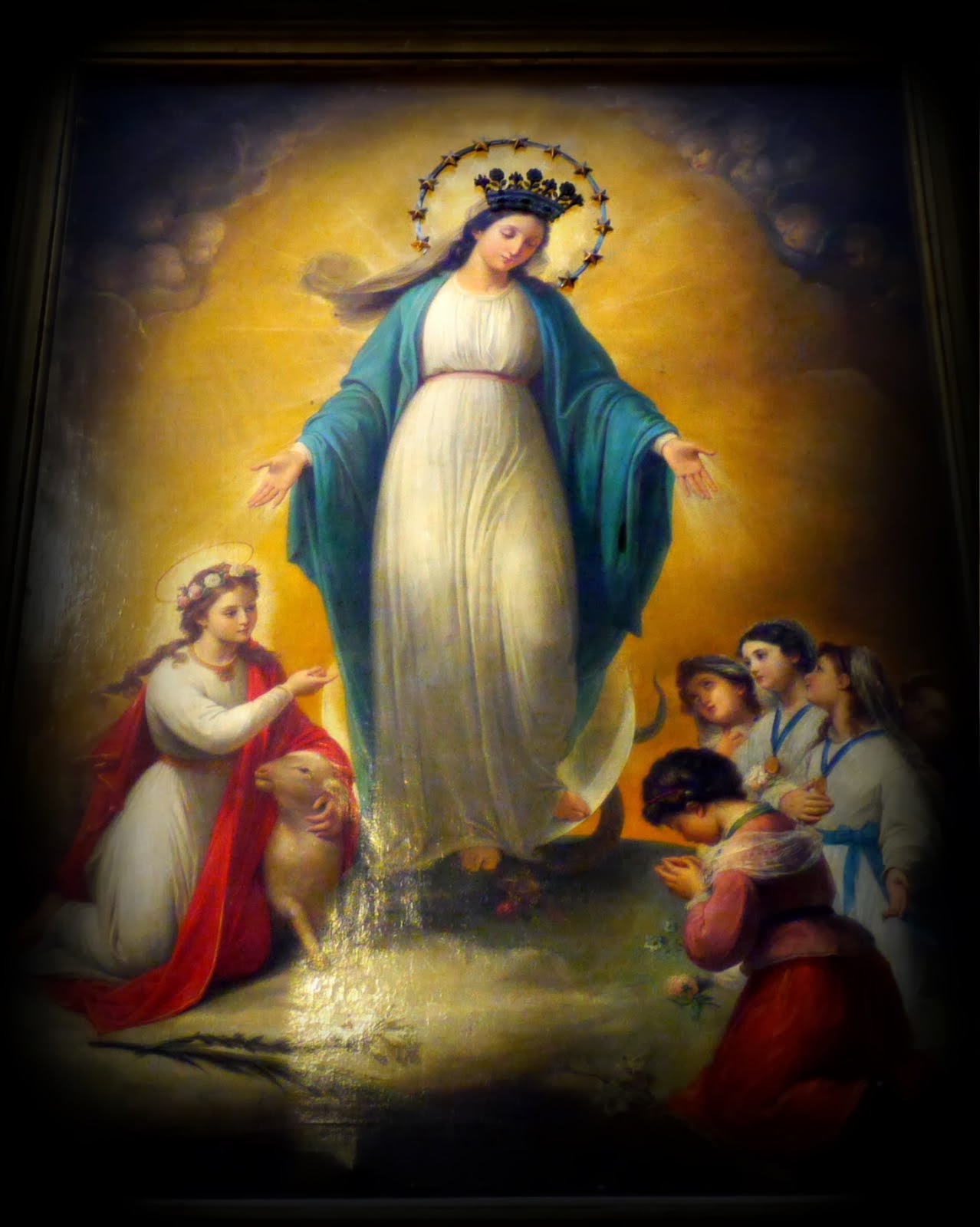 A María Inmaculada, Reina y Señora de este blog