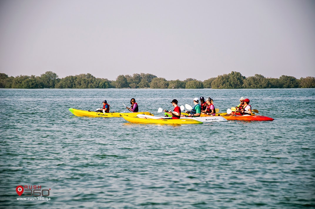 Rush360 Qatar Kayaking in the Mangrove Summer Festival in Qatar 2014