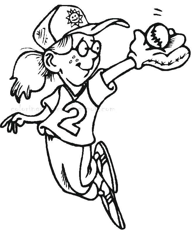 Baseball Coloring Pages
