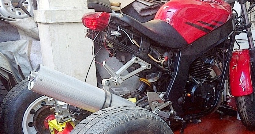 Cara Modifikasi Motor Roda 2 Jadi Roda 3 - Dikatain m