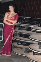 Srimukhi Glam pics in saree HeyAndhra