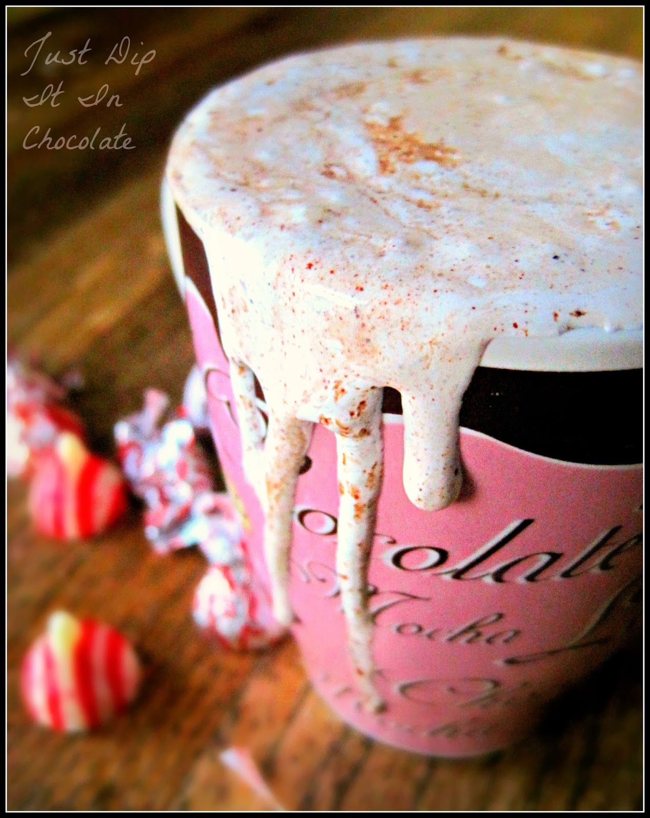 Hot Tamales Spiked Hot Chocolate Recipe, Sweet, Spicy and Hot...just like the candy but with a little kick for us adults to indulge when the temps go down! #hotchocolate #cocoa #hottamales