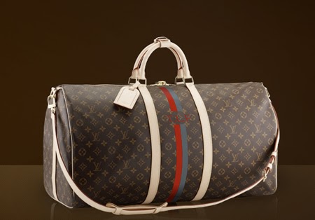 Bags by Louis Vuitton: Personalized Monogram Travel Bag by Louis Vuitton