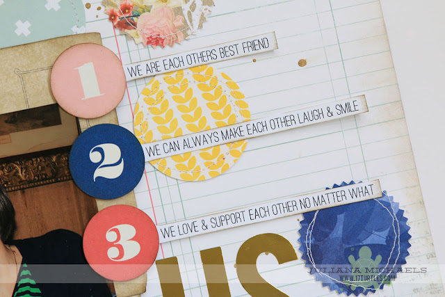 Us Scrapbook Page by Juliana Michaels featuring BoBunny Sweet Life Collection and MFT Stamps Dies