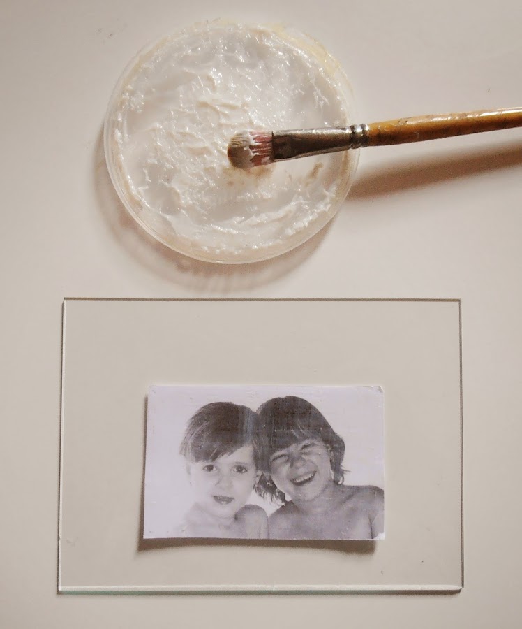 transfer image to mod podge method applying