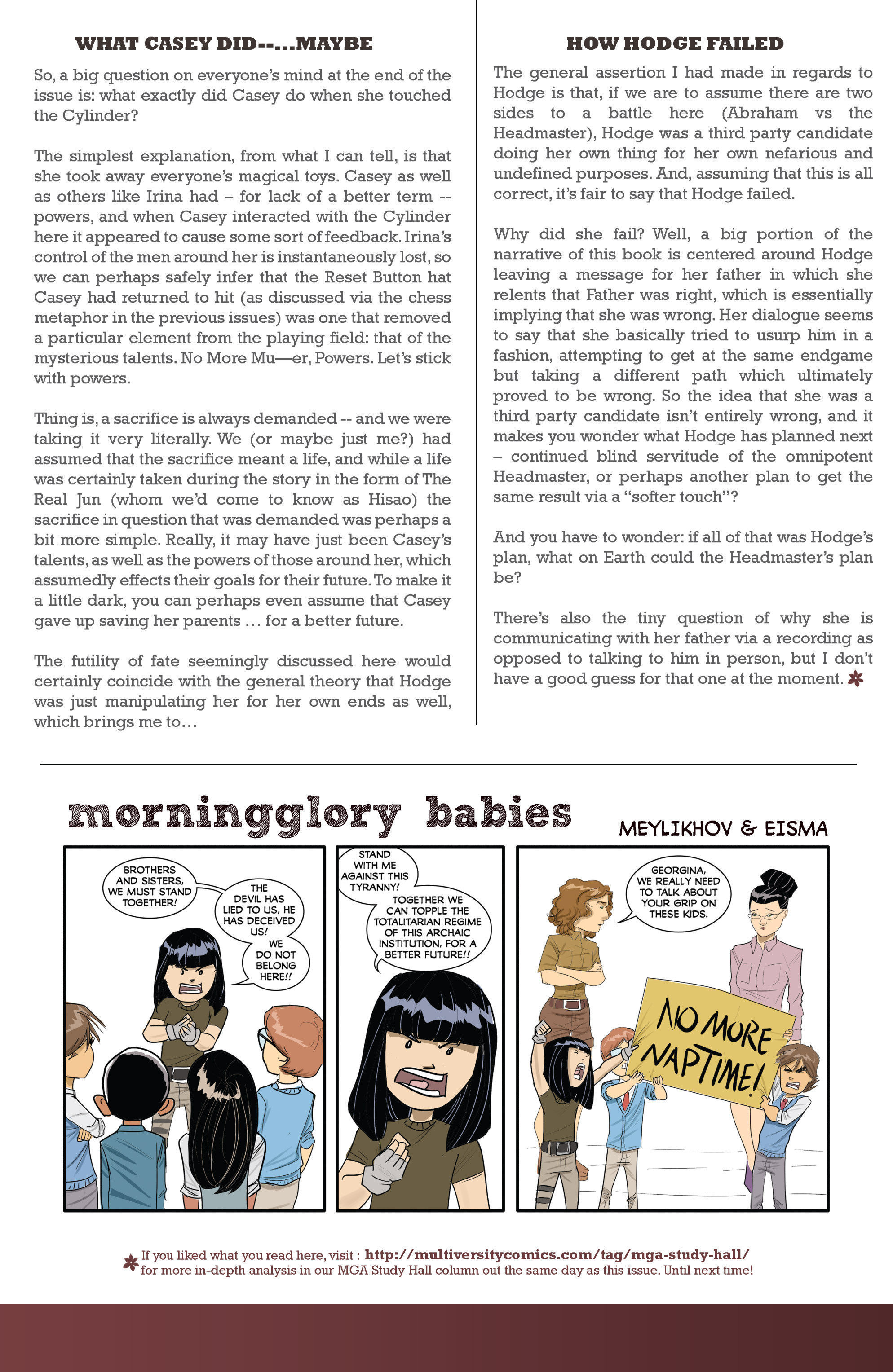 Read online Morning Glories comic -  Issue #29 - 27