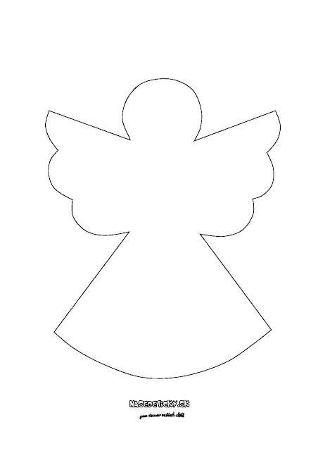 Free Printable Angel Template Oh My First Communion 