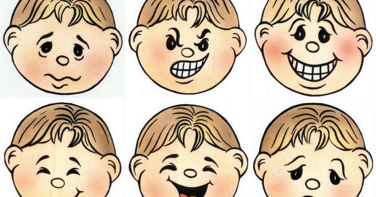 Картинки с изображением эмоций для дошкольников