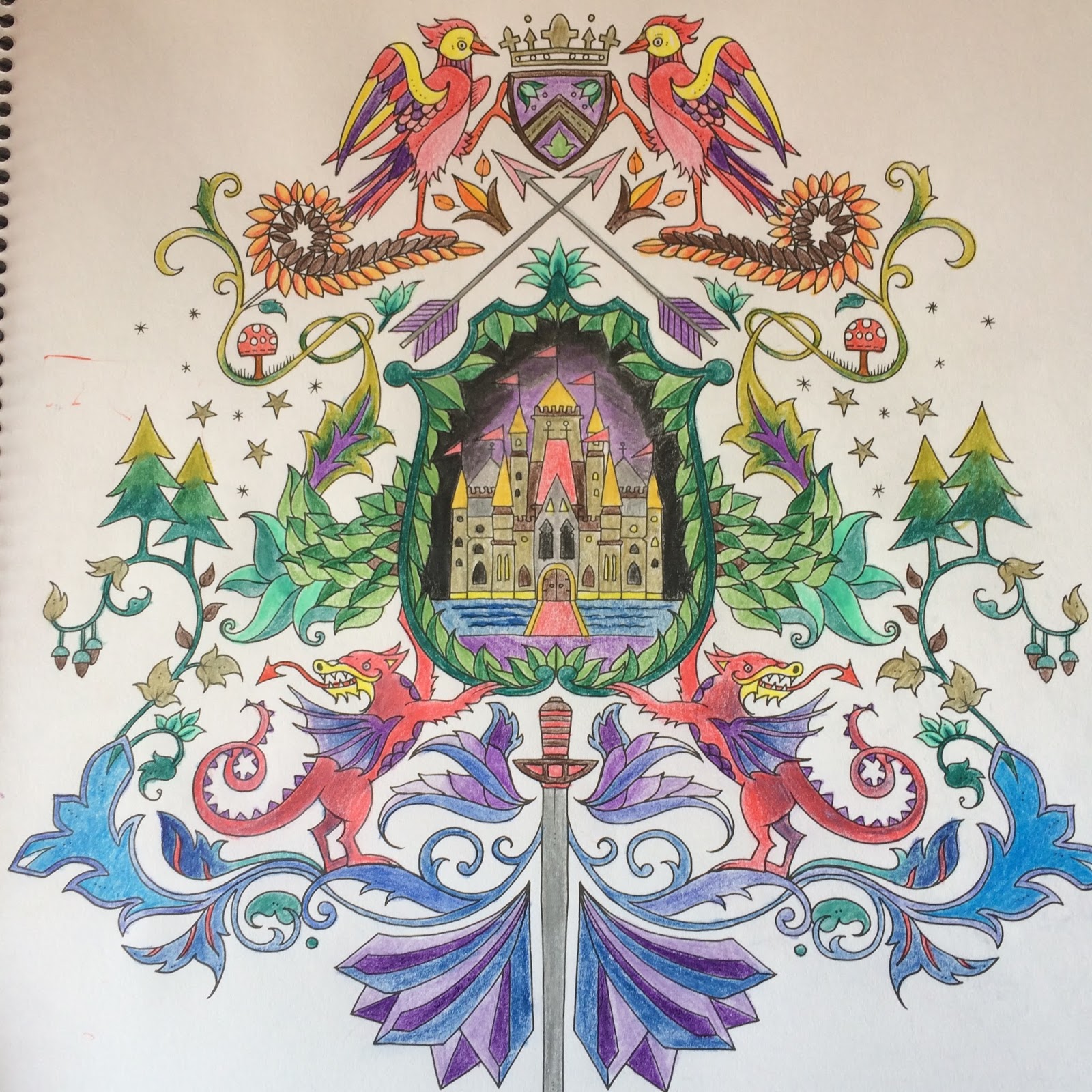 Reseña "El Bosque Encantado" de Johanna Basford, libro de colorear