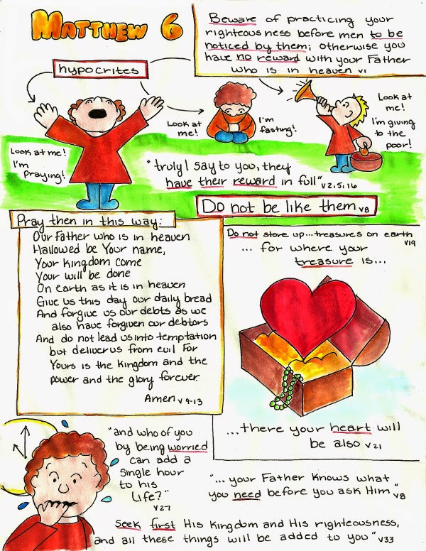 Doodle Through The Bible Matthew 6 doodle-through-the-bible-matthew-6