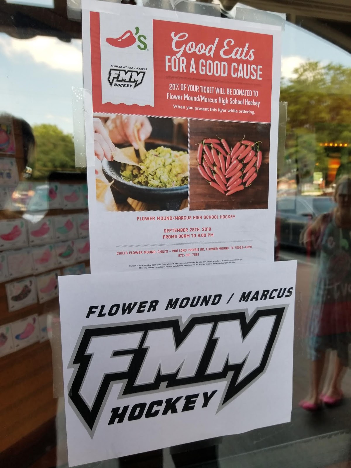 Savor The Days Eat at Chili's Today and Support Flower Mound/Marcus Hockey