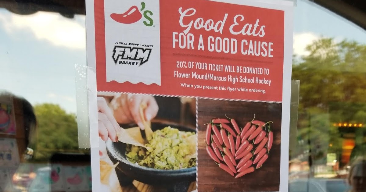 Savor The Days Eat at Chili's Today and Support Flower Mound/Marcus Hockey