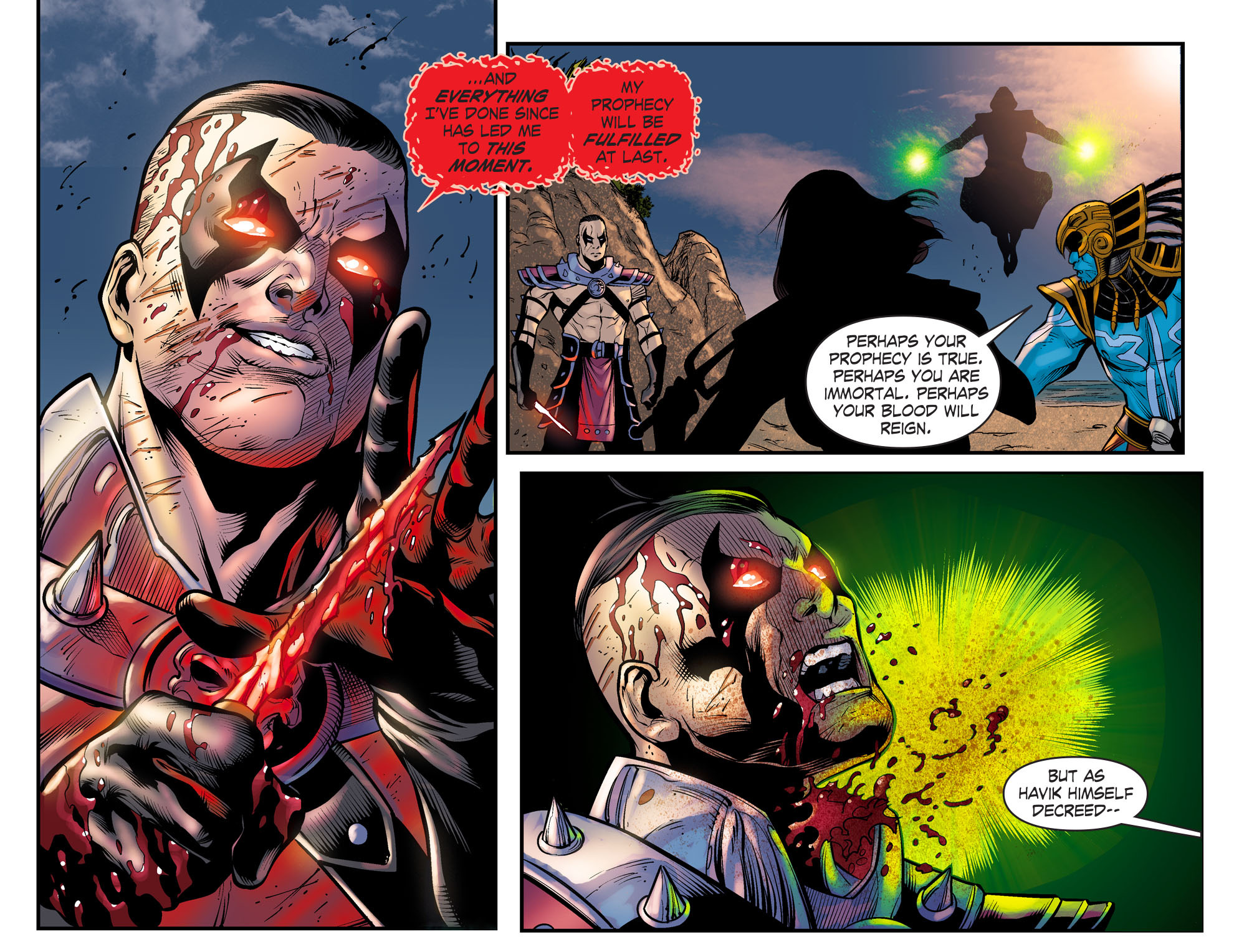 Read online Mortal Kombat X [I] comic -  Issue #27 - 20