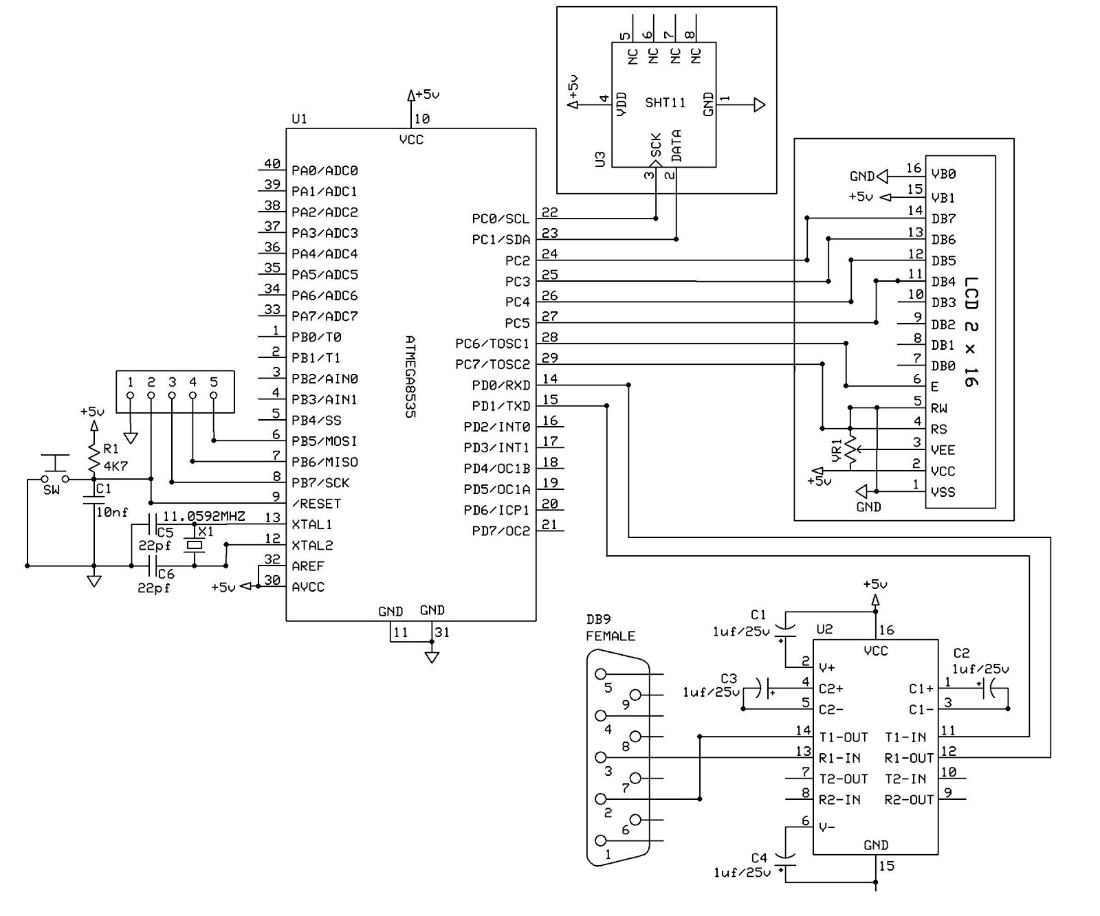 Technologination: Tutorial Sensor Suhu dan Kelembaban SHT11 dengan ...