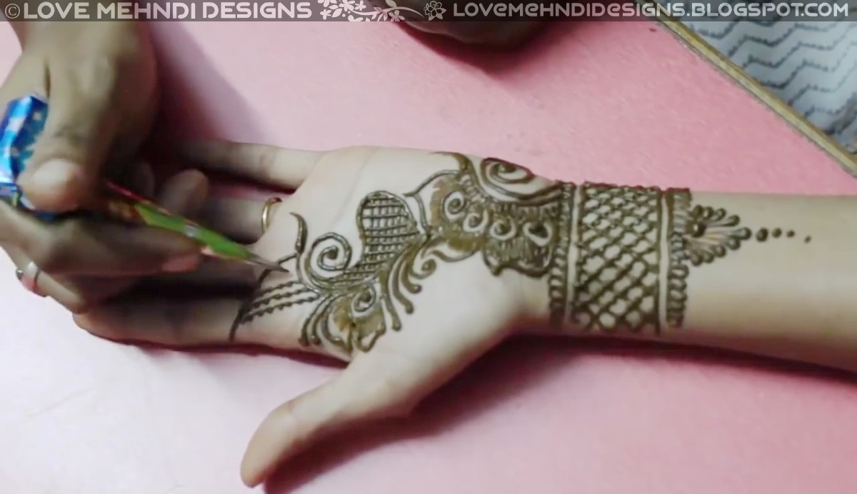Simple Arabic Mehndi Design Tutorials For Hands - Love Mehndi Designs