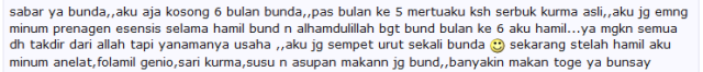 6 Bulan Kosong +Hamil dengan Serbuk Kurma 6 Bulan Kosong +Hamil dengan Serbuk Kurma