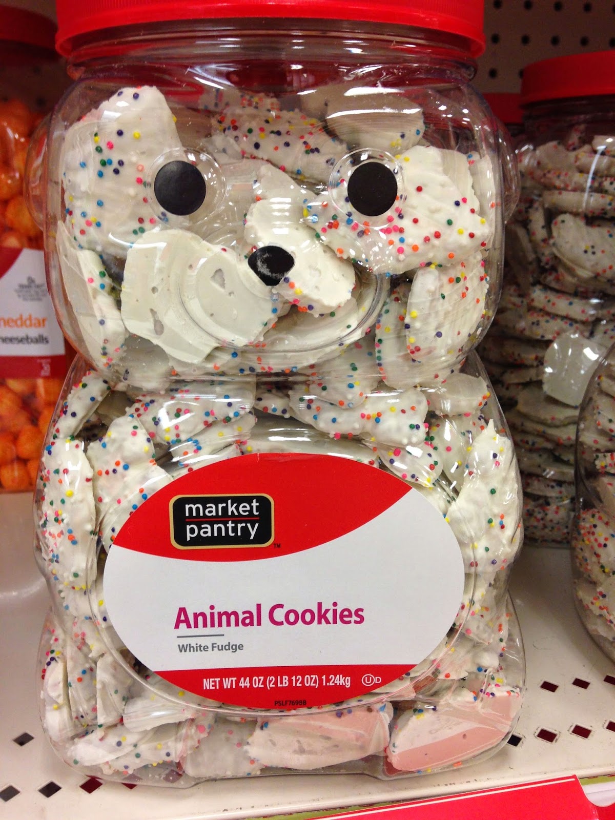 Unique Food Gifts Animal Crackers in Teddy Bear Container