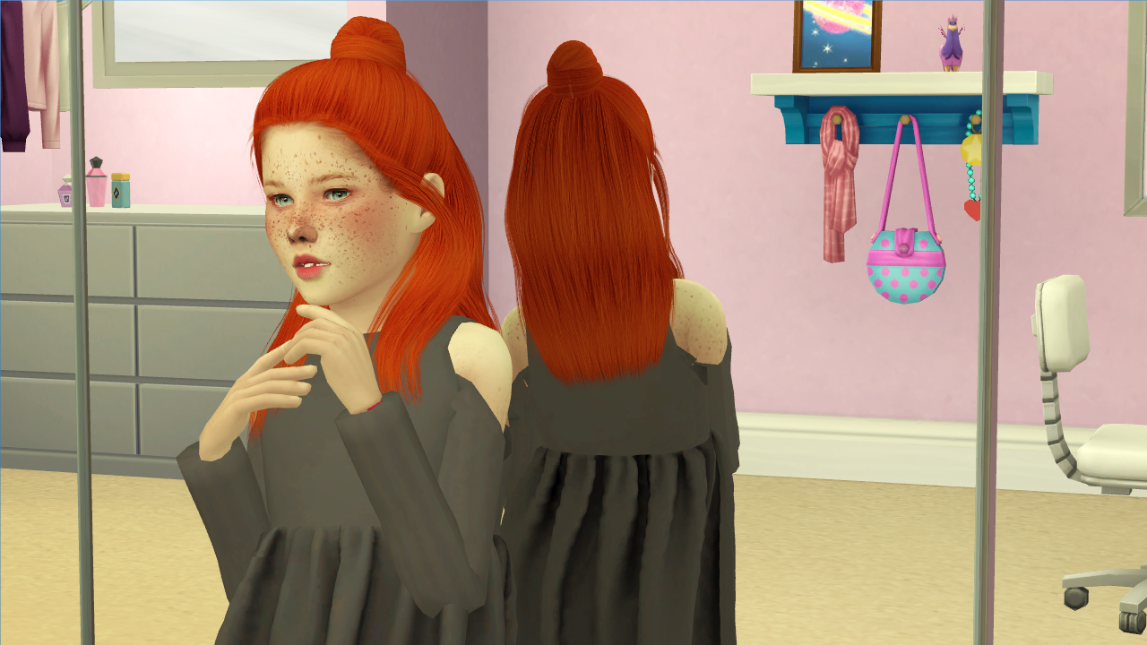ADE DURHAM HAIR KIDS AND TODDLERS VERSION REDHEADSIMS CC