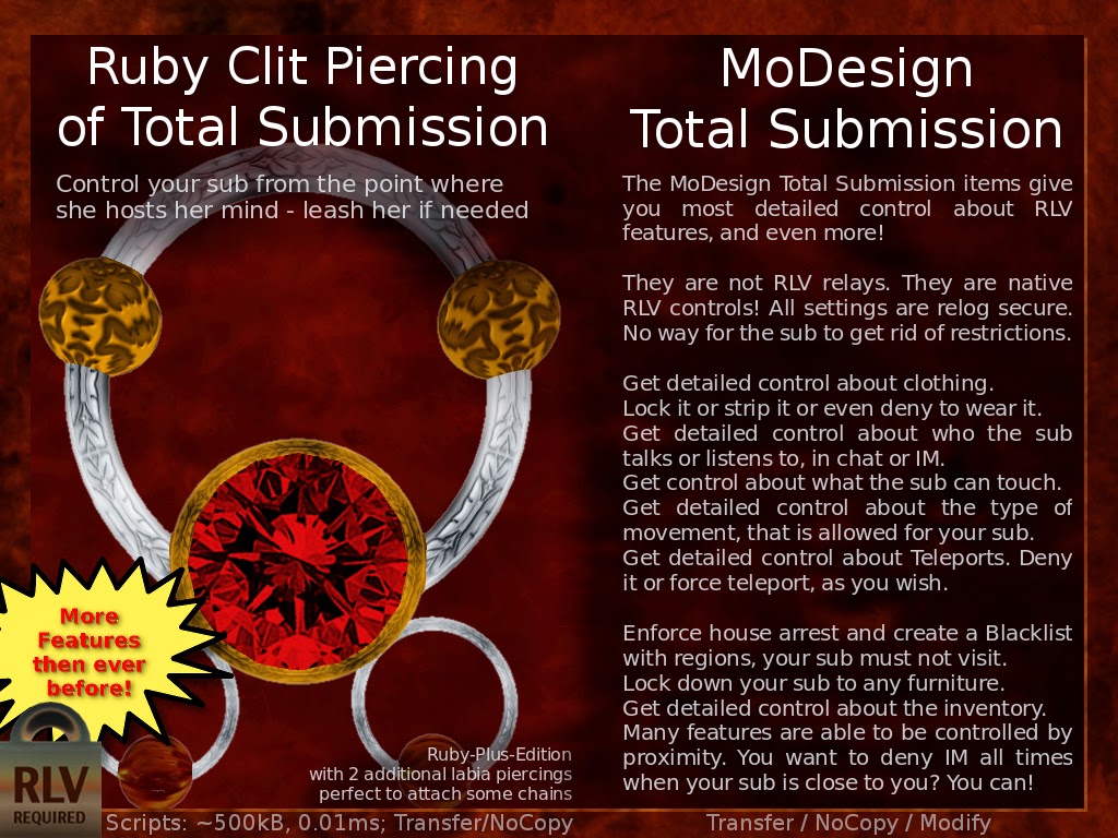 Modesign Modesign Total Submission Clit Piercing