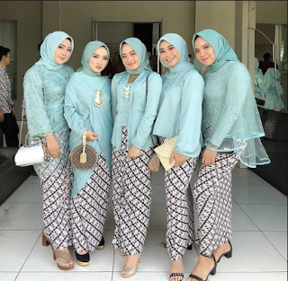 50+ Model Kebaya 2019 Hijab untuk Wisuda, pesta Desain Modern