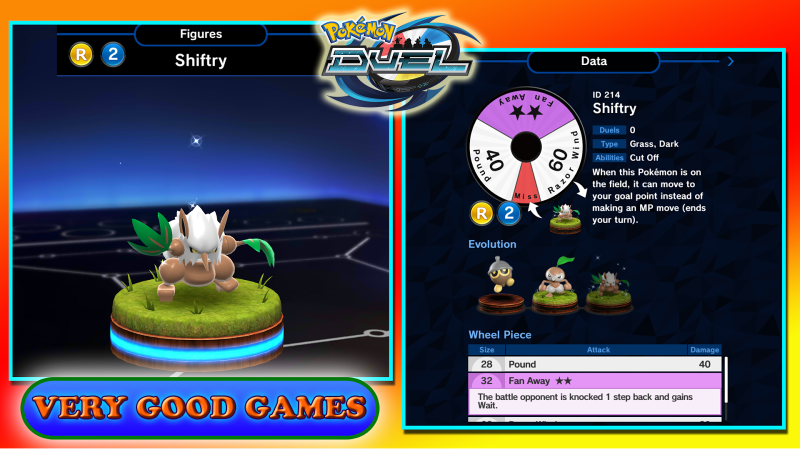 Shiftry - Pokemon for Grass Gym Cup in Pokemon Duel