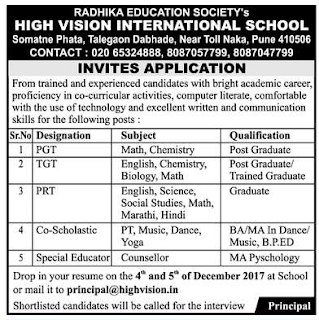 faculty vision wanted teaching international dated 29th newspaper reference nov times india