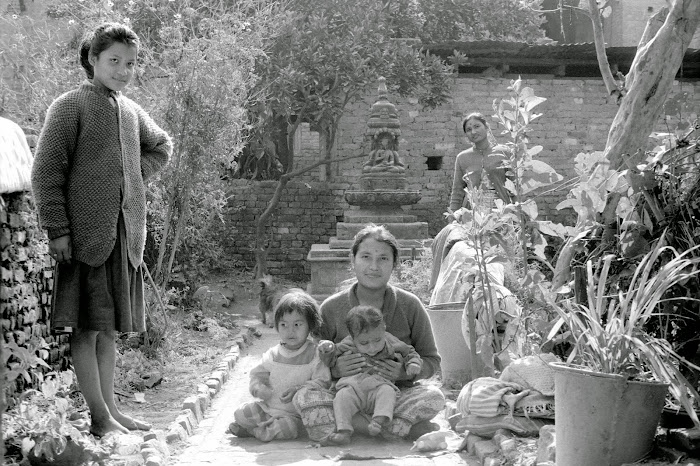 Népal, Katmandou, Thamel, © L. Gigout, 1990