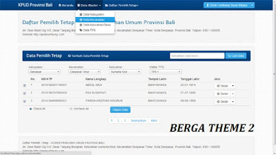  Contoh Tutorial Aplikasi Daftar Pemilihan Tetap Dengan Pemrograman Web CodeIgniter dan Bootstrap 