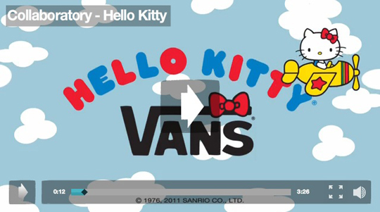 Vans e Hello Kitty, agora no Brasil