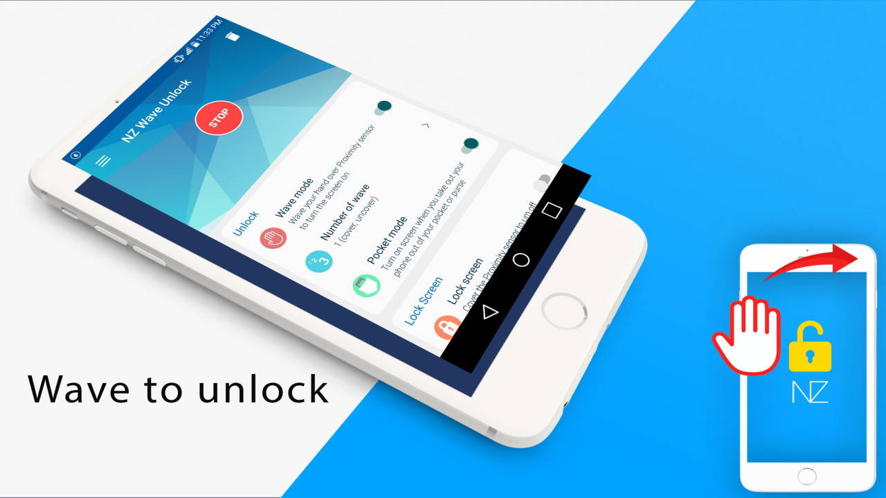 Wave to Unlock and Lock