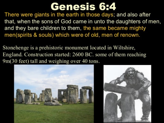 Image result for Genesis 6:4 mighty men of renown in the Book of Genesis