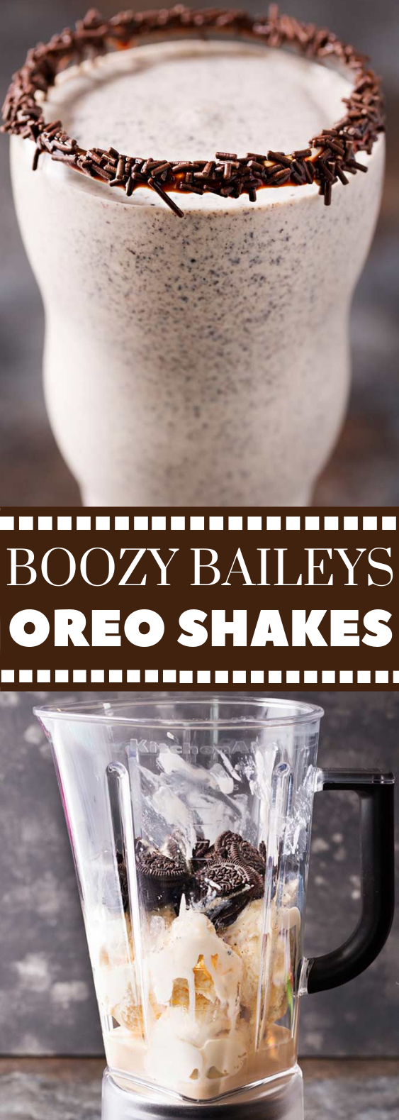 BOOZY BAILEYS OREO MILKSHAKE RECIPE #chocolate #vodka BOOZY BAILEYS OREO MILKSHAKE RECIPE #chocolate #vodka