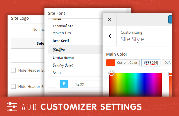 sneeit framework plugin - back-end for wordpress themes - customizer panels, sections, settings