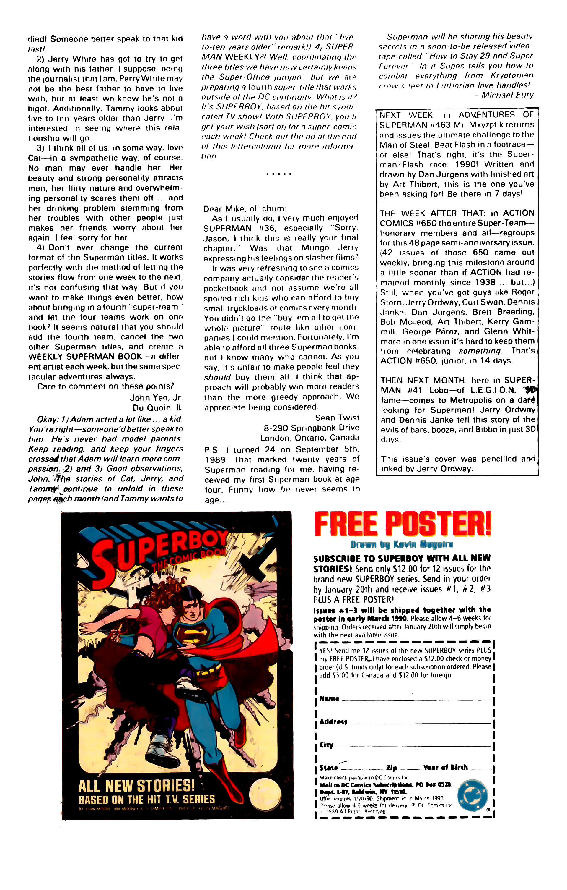 Read online Superman (1987) comic -  Issue #40 - 25