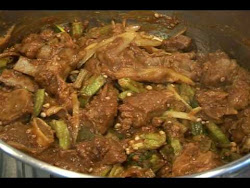 MEAT WITH OKRA/BHINDI MEAT