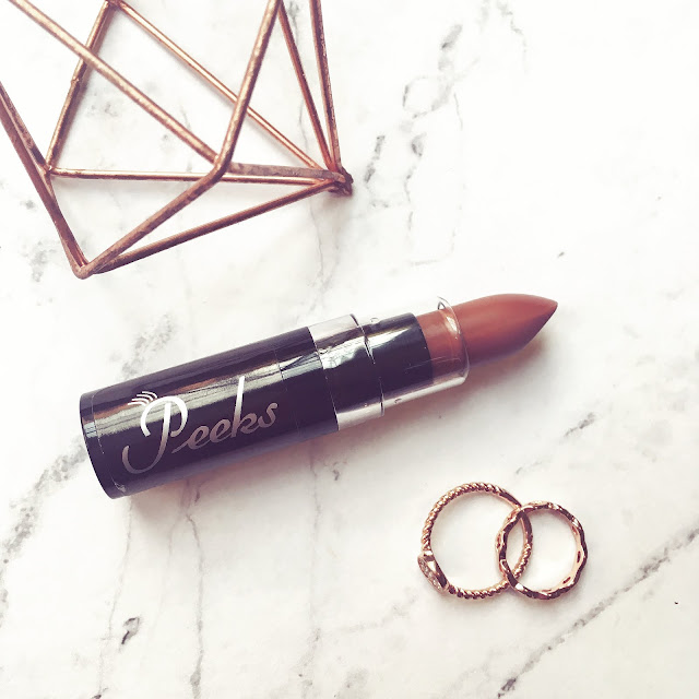 Lovelaughslipstick fashion beauty lifestyle blog little known box review Peeks Cosmetics Matte Lipstick