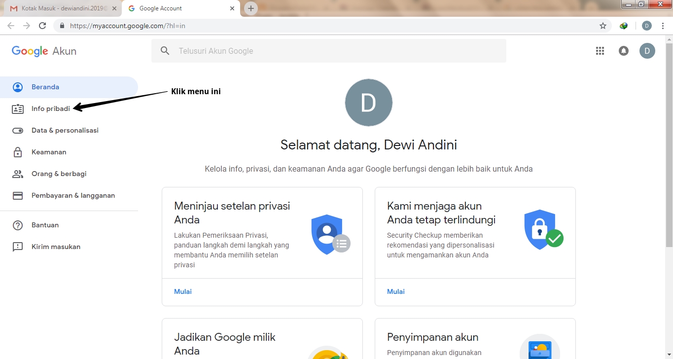Cara Mengubah Kata Sandi Akun Google | Kumpulan Kata - Kata Bijak