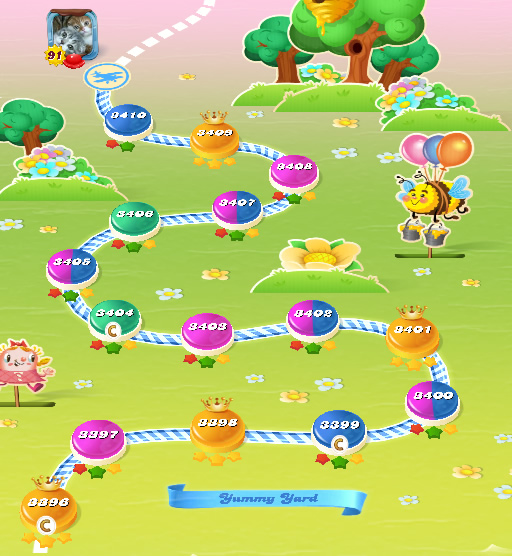 Candy Crush Saga level 3396-3410 Candy Crush Saga level 3396-3410
