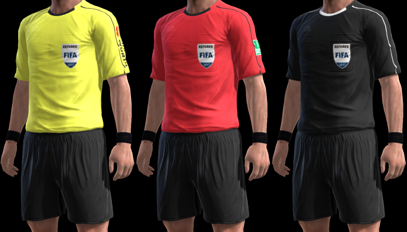 PES 2013 Adidas Referee Kit Pack by M4rcelo Season ~ SoccerFandom.com | Free Patch and FIFA Updates
