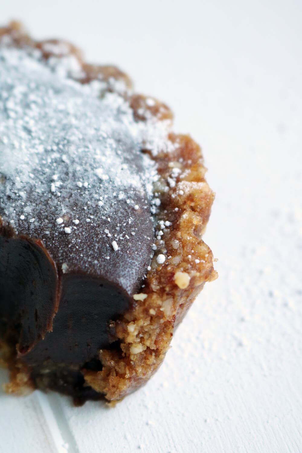 Mini Chocolate Tarts with Raw Date and Nut Crust (GF) Take Some Whisks