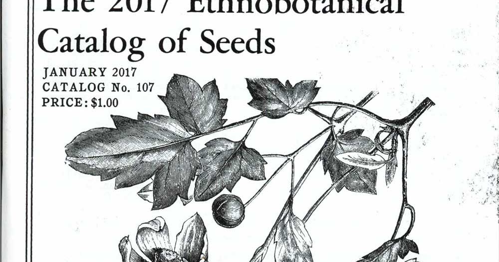 J. L. Hudson Seedsman Ethnobotanical Catalog