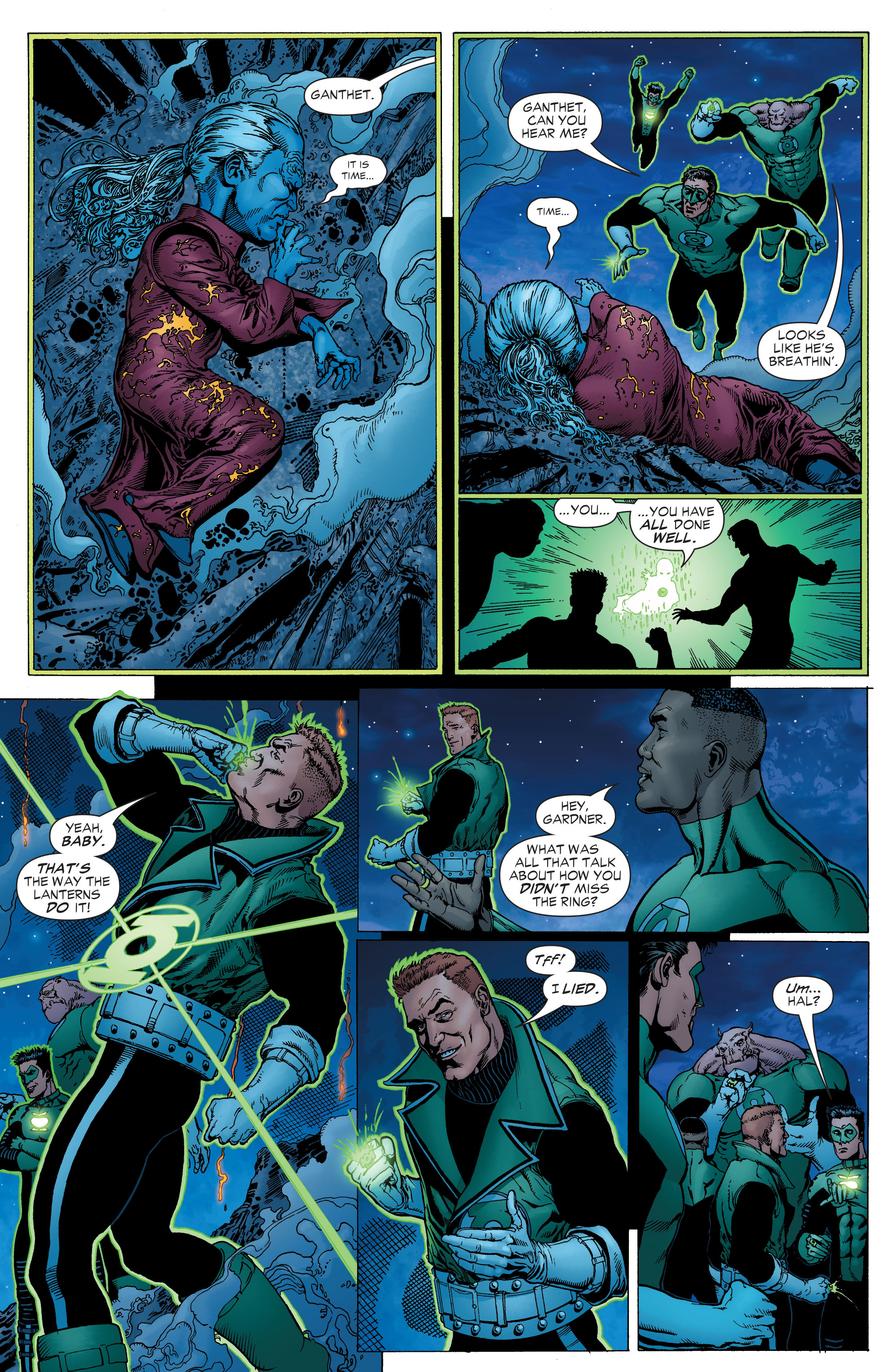 Read online Green Lantern: Rebirth comic -  Issue #6 - 14