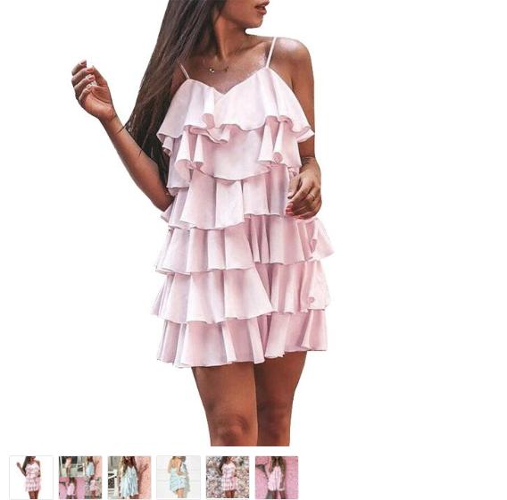 Dresses Pink - Spring Summer Sale - Plus Size A Line Wedding Guest Dresses - Cheap Clothes Uk