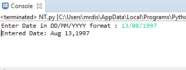 Date Conversion from One Format To Another Python - PROGRAMMING