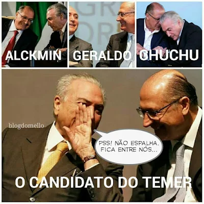 Alckmin o candidato do Temer