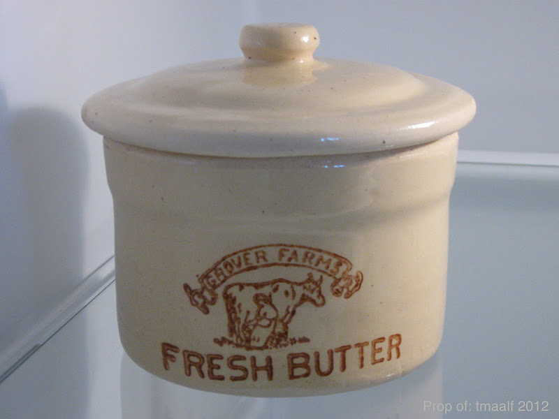 Two Men and a Little Farm BUTTER CROCK, THRIFT STORE FIND
