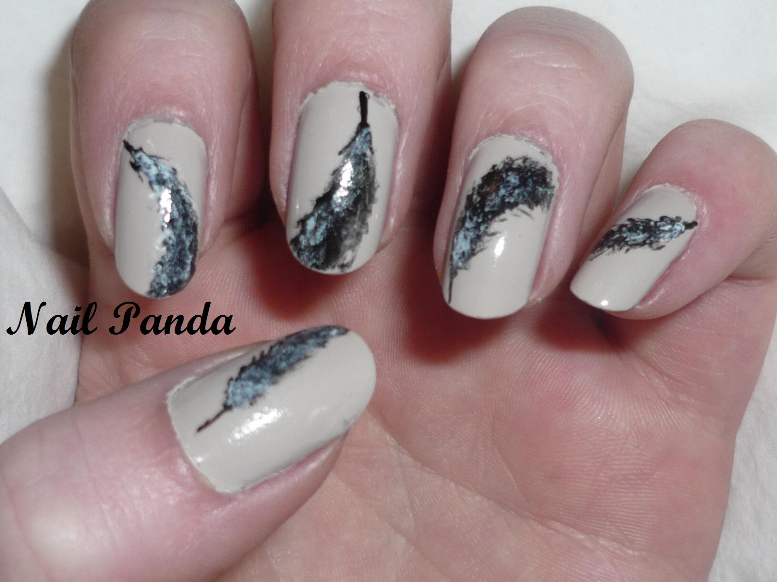 Feather Nail Stickers - wide 8