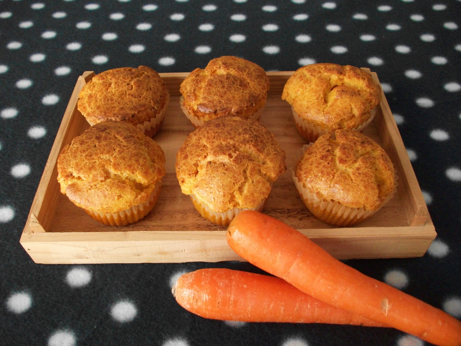 SUPER DULCE Muffins de zanahoria