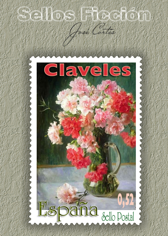 SELLOS FICCIÓN: El clavel, flor universal.