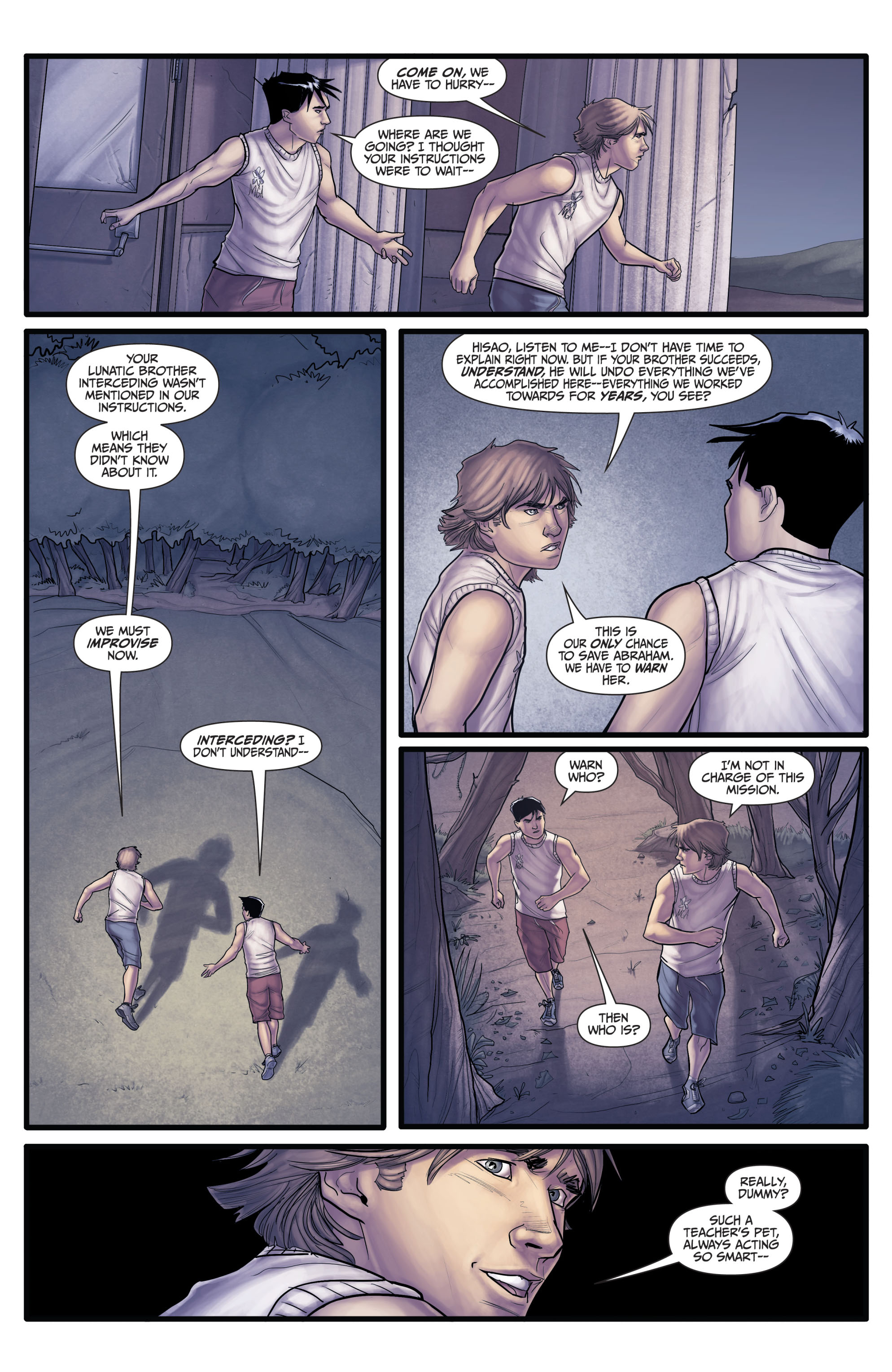 Read online Morning Glories comic -  Issue #18 - 29
